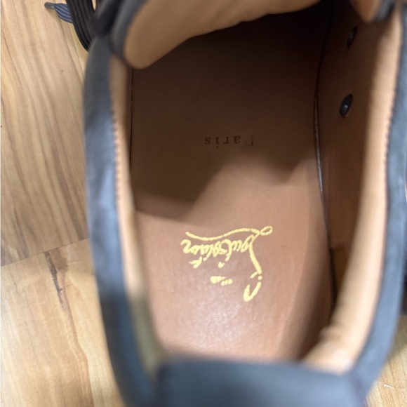 Christian Louboutin Gray Louis Junior Spikes. Us size 10. Used - Picture 5 of 5